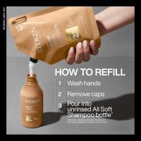 Redken All Soft Shampoo Refill 500 Ml. / Recarga Champú Hidratante con Aceite de Argán para Cabello Seco, Quebradizo o Apagado. - details 5