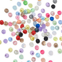 100pcs Lotes De Cuentas De Acrílico De Color Mixto 5mm Mini Espaciador Para La Creación De Joyas Pulseras Y Collares DIY - details 5
