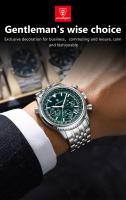 Reloj De Hombre POEDAGAR Casual Lujoso Impermeable Con Luminiscencia Cronógrafo Date Cuarzo Acero Inoxidable Deportivo Para Muñeca - details 5