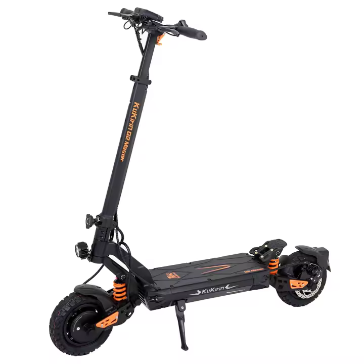 Patinetes Electricos Adultos Plegable KUKIRIN G2 Master con absorción de impactos cuádruple, alcance de 40 millas, neumáticos todoterreno de 10'', motor dual de 2000W, velocidad máxima de 40 MPH, cuerpo de aluminio - 1