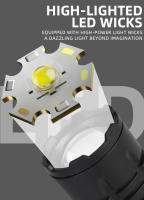 Linterna De Emergencia Super Brillante LED Recargable Portátil Torcha Ultra Potente Para Camping Y Uso Exterior - details 1