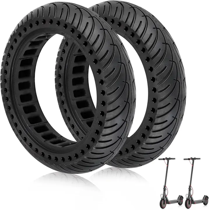 HORO.ES Rueda Repuesto Maciza Versión 3 Reemplazo llanta 2 tamaños 8,5" y 10"  Compatible con Xiaomi Scooter M365 / 1S / Essential/Pro / PRO2 - 1