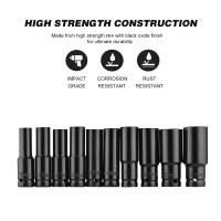 Juego De Destornilladores De Impacto Métrico 1/2" Universal Juego De Destornilladores Profundos Para Herramientas Aéreas Y Pneumáticas Reparación De Coches 10 Piezas/set - details 1