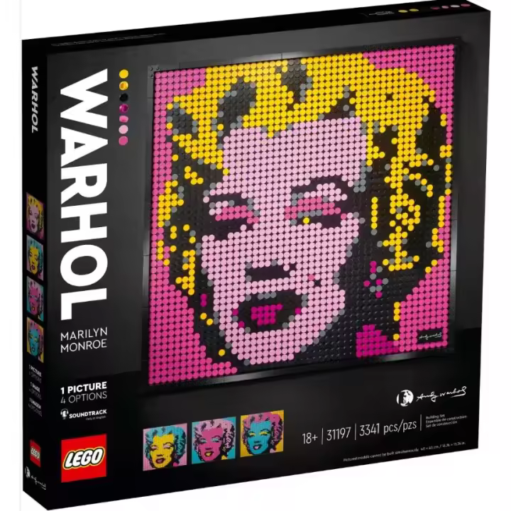 LEGO ART ANDY WARHOL'S MARILYN MONROE 31197 PIEZAS 3341 - 1
