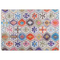 vidaXL Alfombra lavable antideslizante 80x150 cm Color Beige y negro,  Antracita,  Gris y mas Alfombras de área  Alfombra de Piso para Sala de Estar Dormitorio Habitación Salón - details 6