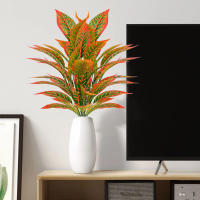 Ramas De Magnolia Artificial 76cm 26 Hojas Falsas De Banyan Hojas Verdes De Sansevieria Para Decoración De Jardín Y Exteriores En Casa - details 4