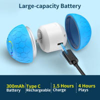 Bola De Juguete Inteligente Para Perros Y Gatos Bola Rodante Automática Con Luz RGB Juguete Interactivo Para Mascotas USB - details 8