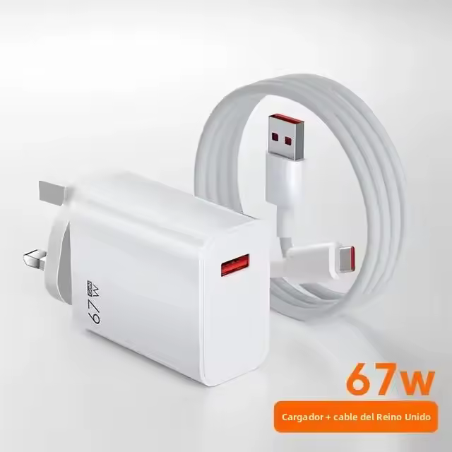 Cargador Super Rápido 67W USB Tipo-C Para Xiaomi 13 Ultra 12 11 Redmi K50 K60 Note 12T POCO F5 Mi Turbo Cable De Carga Rápida 6A - 1
