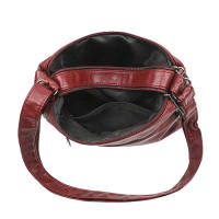 Bolso Bandolera Para Mujer Con Correa Ajustable Y Cierre De Cremallera Ideal Para Viajes Y Tiempo Libre Material PU Con Lining De Poliéster Estilo Clásico - details 6