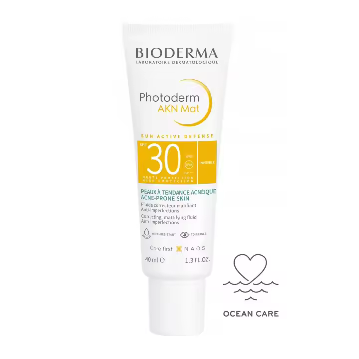Bioderma photoderm akn fluido matificante spf 30 40 ml - 1