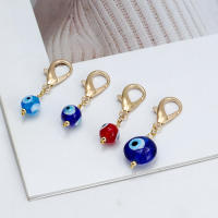 Lucky Eye Set De 3 Llaveros Con Piedras De Ojo Turco Y Mano De Fatima Llavero De Aleación De Metal Para Coche Y Bolso - details 3