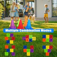Juego De Jardín Familiar Con Luz 3 En 1 Juego De Tiro a Conos De Bola Y Anillo Con Bolsa De Gran Tamaño Para Niños Y Adultos - details 7