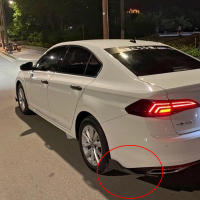 Par De Spoiler De Parachoques Trasero Para Coche Universal Fibra De Carbono Protección Anti-Choque Difusor De Borde De Pies Delanteros Y Aretes - details 15