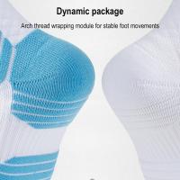 Calcetines De Baloncesto Profesionales 1 Par Calcetines De Deporte Con Parte Inferior De Toalla Gruesa Protección De Tobillo Antideslizantes Para Juegos Y Entrenamientos - details 15