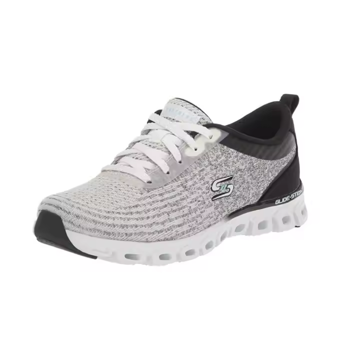 Skechers 104325 WBK - Zapatillas Deportivas Mujer Blancas y Negras - Talla 39 EU - 1