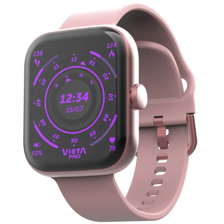 Vieta Pro Reloj Inteligente Hombre Mujer, Pantalla AMOLED de 1,75'' Smartwatch con Llamadas Bluetooth, Batería 7 días, Monitor de Sueño, Impermeable IP67 Smart Watch para iOS y Android | Beat 7 - 1