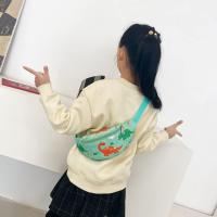 Riñonera de dinosaurio para niños, riñonera de tela de Nailon con diseño de Diseños animados, Bandolera para el pecho. - details 0