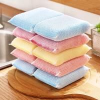 5pcs Esponja De Lavar Platos Espesa Pincel De Limpieza Para Cocina Paño De Limpieza De Cocina Material De Esponja - details 0