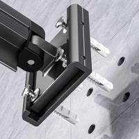 Rack De Secado De Ropa Plegable Y Retráctil Para Interior Ahorrador De Espacio Para Lavandería En Casa Soporte De Ropa Montado En La Pared Material De Acero Inoxidable - details 12