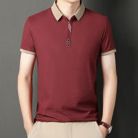 Camisa Polo Casual Para Hombres De Color Sólido Manga Corta Cómoda Para Verano Antideslizante Transpirable De Algodón Blends - details 13