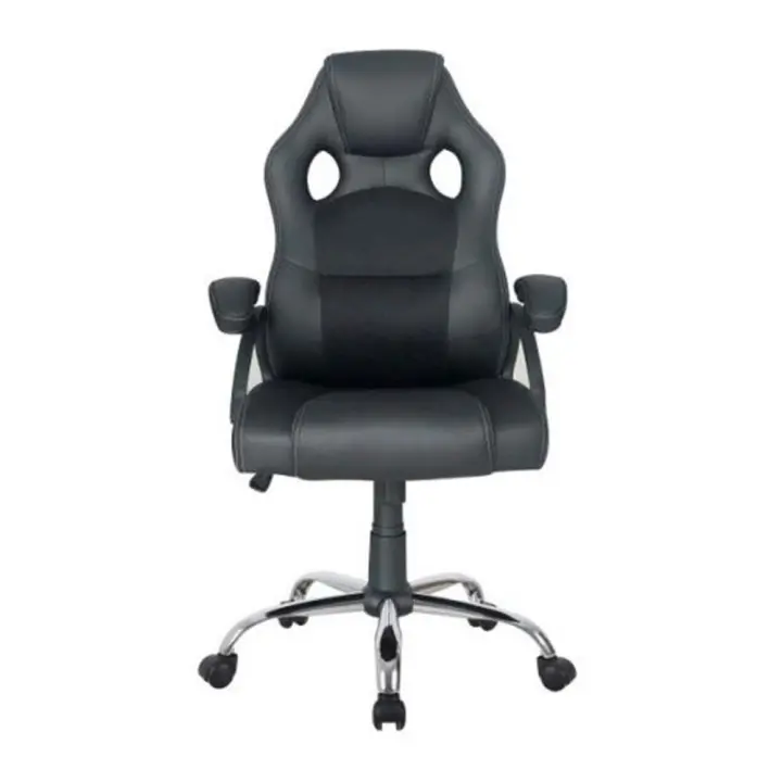 Silla de oficina equip 651016 negra respaldo acolchado ergonomica - 1