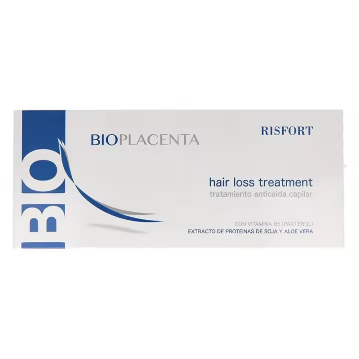 Ampollas Bioplacenta Para Caída Risfort 12x10ml - 1