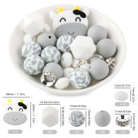 Nuevos Bolas De Silicona De Vaca Yak Para Creación De Joyería Kit De Bolas Redondas Y Lentiles Para Pulseras Llaveros Collares Accesorios DIY - details 11