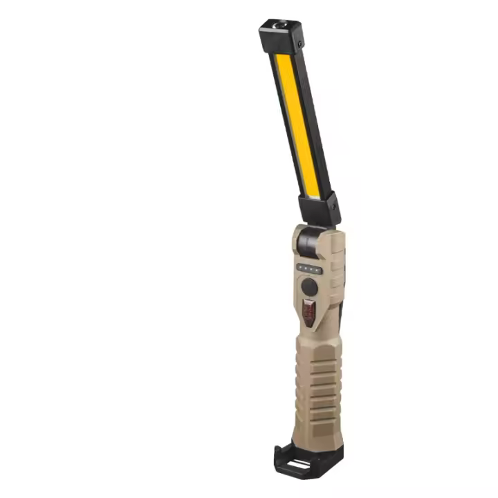 Lámpara De Trabajo LED De Emergencia Con Dobladillo Y Imán Fuerte Luz Fuerte Flashlight Tipo C Para Servicio De Coche - 1
