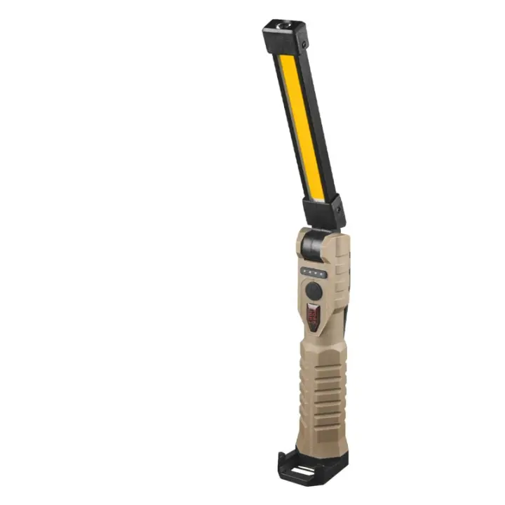 Lámpara De Trabajo LED De Emergencia Con Dobladillo Y Imán Fuerte Luz Fuerte Flashlight Tipo C Para Servicio De Coche - 1