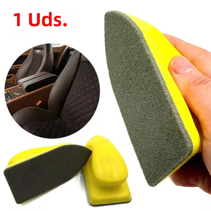 Cepillo De Detalle Para Asientos De Coche De Cuero Nano Limpieza Interior Automática Cuidado De Los Asientos De Coche Con Cepillo De Limpieza - 1