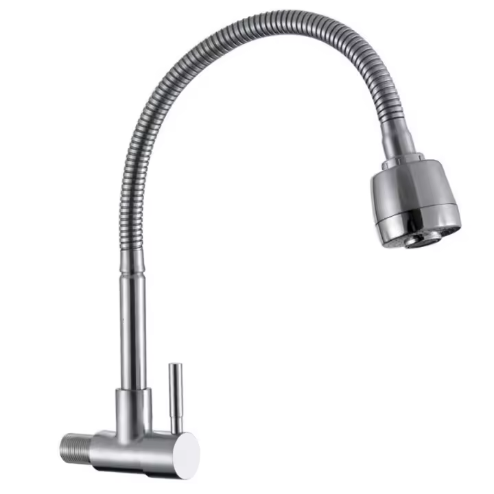 Wall-mounted Kitchen Faucet 360 Rotatable - 1