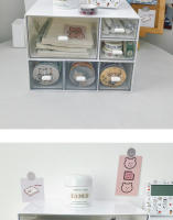 Organizador De Joyería Y Maquillaje Con Cajones Superpuestos De Diseño Monolítico Para Almacenamiento De Pulseras Y Collares Caja De Almacenamiento Para El Hogar Material Plástico Color Blanco - details 6