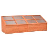 vidaXL Invernadero Madera Invernáculo Jardinera Plantador Sembrador Dimensiones 100 x 50 x 34 cm, 180 x 57 x 62 cm - details 1
