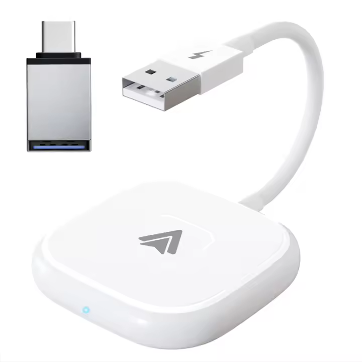 Adaptador inalámbrico Android Auto, Dongle Android Auto Wireless para Android Car Stereo OEM y Cableado Android Auto, - 1
