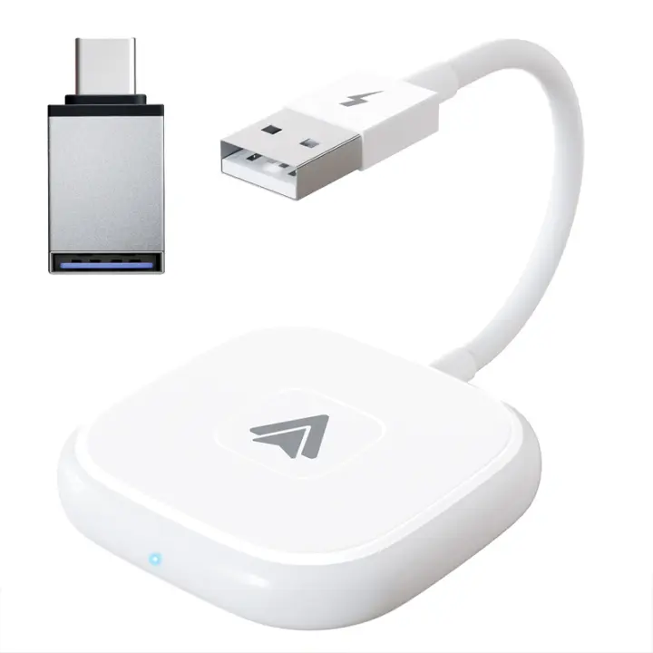 Adaptador inalámbrico Android Auto, Dongle Android Auto Wireless para Android Car Stereo OEM y Cableado Android Auto, - 1