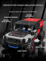 Bloques De Construcción De Coche Rally Off-Road 438PCS SUV De Carreras En La Ciudad Juguetes Educativos DIY Para Niños Regalos De Vacaciones MOC Bloques De Modelado - details 4