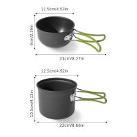 BOPORO Utensilios de Cocina Ultraligeros para Camping - Set de Utensilios de Mesa para Exteriores - details 5