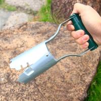 Jardinera de bulbos - Herramienta para plantar bulbos que no se dobla - Liberación automática del suelo para facilitar la excavación y el llenado de hoyos - Marcadores de profundidad para una plantación más uniforme de tulipanes, narcisos y dalias - details 2