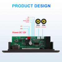 KEBIDU Decodificador MP3 WMA Con Micrófono Inalámbrico Para Coche Bluetooth 5.3 USB TF Radio DIY Reproductor De Música Con Control Remoto - details 6