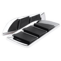 2Pcs Pegatinas De Decoración Para Ventosa Del Parachoques De Coche Universal En Plástico ABS Cubierta Del Bumper Adhesivo Para Coches - details 1