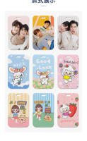STRAYKIDS Lindo lavero con portataryetas deslizante con diseño de dibujos animados SKZOO, with Tapa protectora Integrada para tarjetas de identificación y autobús - details 5