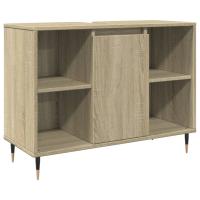 vidaXL Set de muebles de baño 3 pzas madera contrachapada roble Sonoma - details 4