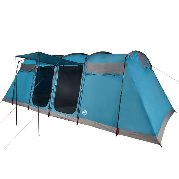 vidaXL Tienda de campaña familiar túnel 8 personas impermeable Color Azul,  Gris y naranja,  Verde y mas - 1