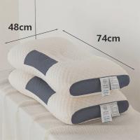 Almohada De Látex Cervical De Calidad Estelar Sin Miedo a Bacterias Y Pulgas Almohada Para Descanso Doméstico Con Soporte Para El Cuello No Se Colapsa - details 0