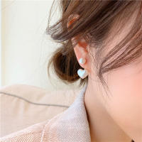 Pendientes De Perla Simulada Para Mujer Estilo Elegante Corazón Redondo Pendiente De Amor Para Fiestas Y Boda Joyería Valentine's Day Regalos - details 0
