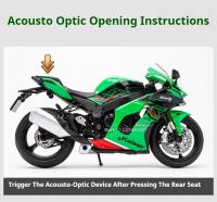 Modelo De Motocicleta Ninja ZX-10R a Escala 1:12 En Metal Con Sonido Luz Y Absorción De Choque Vehículo De Racing Para Niños - details 3