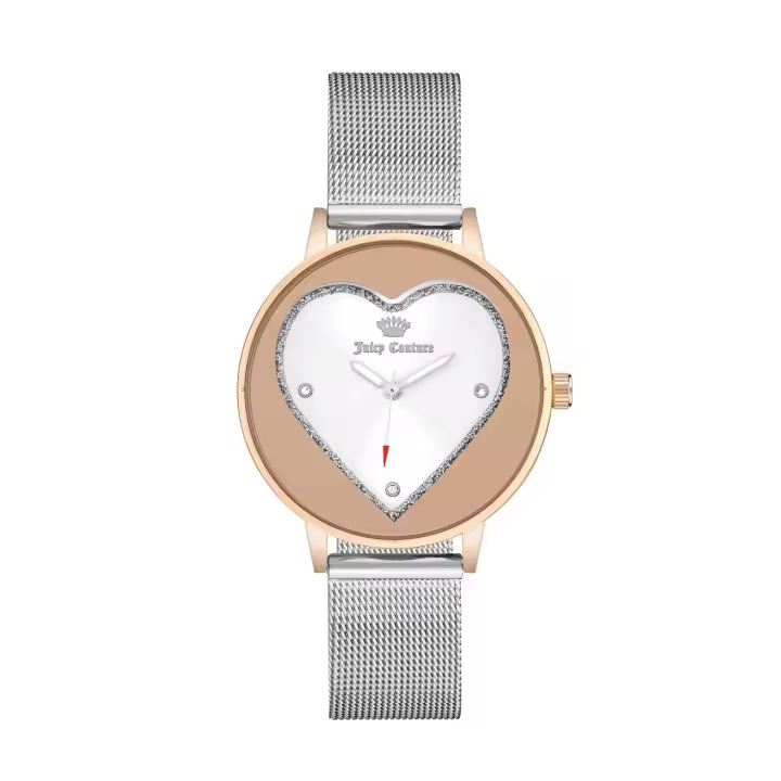 Juicy Couture Reloj Mujer Analogico Cuarzo con Correa de Acero inoxidable JC1241SVRT - 1