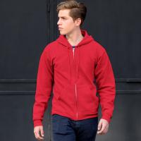 Pack de 2 Full-Zip Hoodie Sudadera con Capucha y Cremallera para Hombre - Alta Calidad - Azul Royal Blue y Rojo - Marca SO Wear Siempre Original - details 1