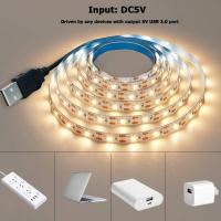 Tira De Luces LED DC 5V USB Blancas Y Cálidas Para TV Decoración De Hogar 1m 2m Cadena De Luces SMD No Impermeable Para Sala De Estar - details 1
