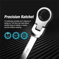 Llave De Eje Plegable Ratchete 1 Pieza Herramienta Métrica Para Reparación De Automóviles Y Hogar En El Garage - details 9